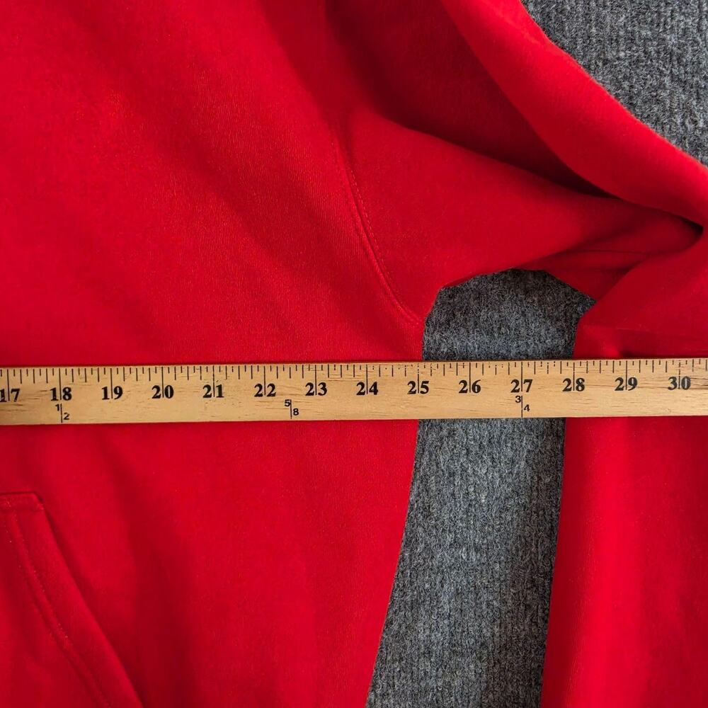 Comfrt Set Unisex XL Minimalist Red Fleece Hoodie Joggers Sweatsuit Set Lounge - Picture 9 of 16